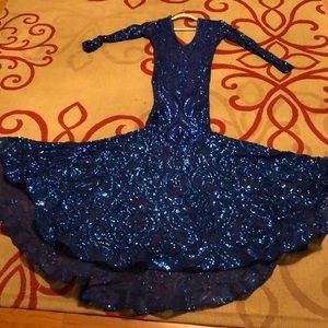 Blue Sequin Dress